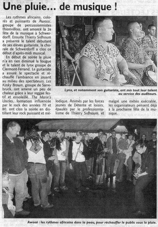 Fete de la Musique.