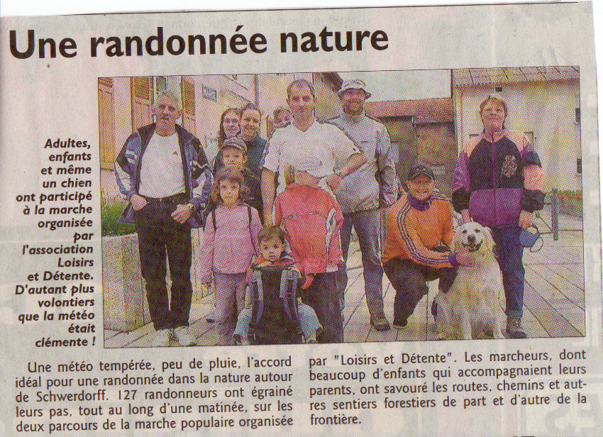Marche pdestre.
